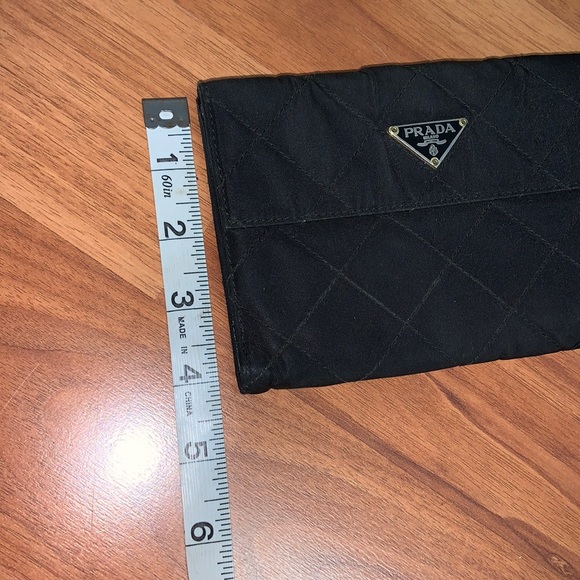 Prada Quilted Nylon Wallet with Leather Interior - Picture 4 of 16